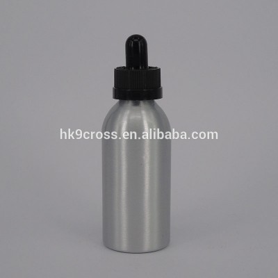 high quality 30ml olive oil use aluminum bottle pill bottle with metal sealing cap