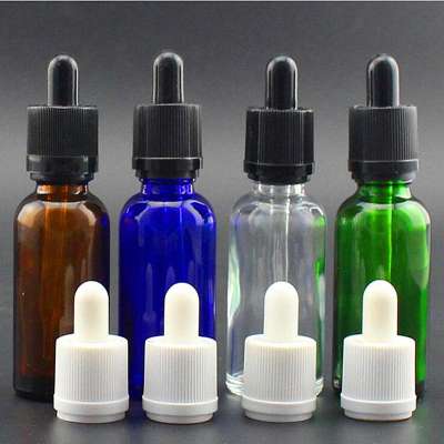 5ml 10ml 30ml 60ml 100ml amber dropper glass bottles for body oil