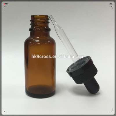 wholesale empty 10ml 20ml amber eye dropper bottle for essential oil,glass bottle for beard oil