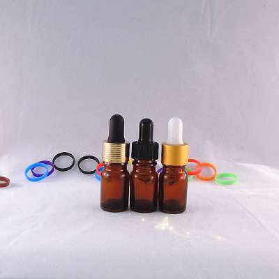 5ml small nail polish bottle child safety gold lid eye drop bottle